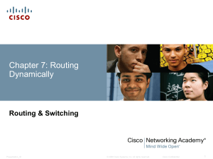 Dynamic Routing Protocols: RIP, RIPng, Link-State Routing