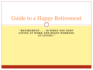 VRIP - Guide to a Happy Retirement