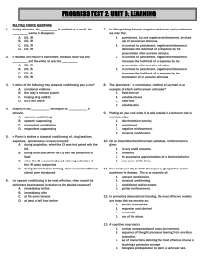 Unit 6 Progress Test 2