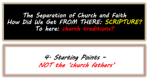 Separation of Church 4 Starting NOT