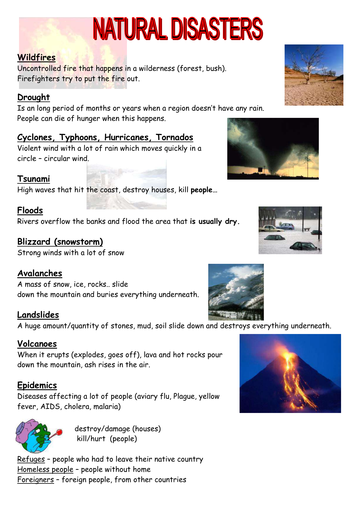 Wordwall disasters. Природные катастрофы на английском. Стихийные бедствия на английском. Worksheets стихийные бедствия. Disasters на английском.