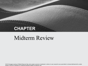 midterm #1 review