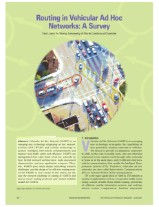 VANET Routing: A Survey of Protocols and Mobility Models