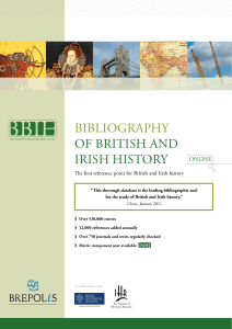 Bibliography of British and Irish History