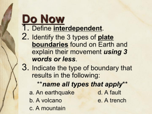 1 Plate Tectonics