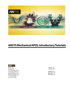 AnsysTutorial-Ansys