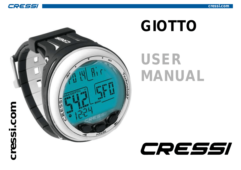 CRESSI Giotto Manual EN