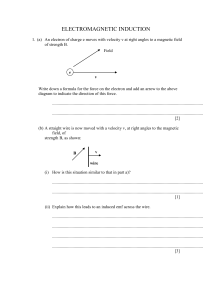 ELECTROMAGNETIC INDUCTION Questions