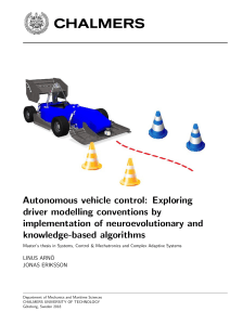 Autonomous vehicle control