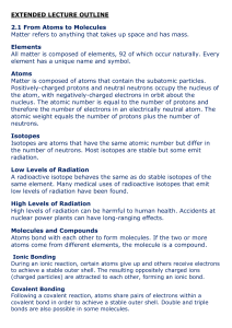 Ch.2 - Chemistry of Life