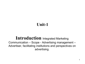 Integrated Marketing Communication Presentation