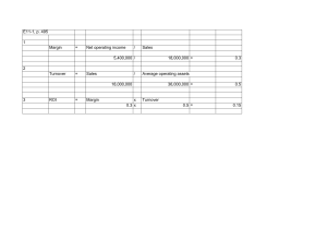 Managerial accounting Ch11-performance measurement in Decentralized organization solutions