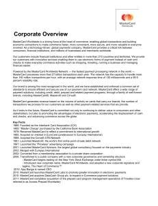 Corporate Overview 02-17-12