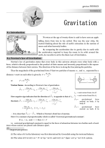 gravitation by Pradeep kshetrapal