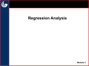 Regression Analysis: Simple & Multiple Linear Regression