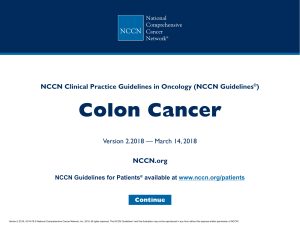 colon NCCN 2018