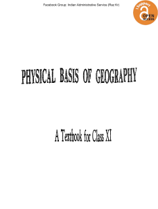 [NCERT] Principle Basic of Geography XI(Old Edition)