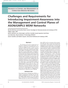 6Challenges and Requirements forimpairement aware in control planemartinez2006