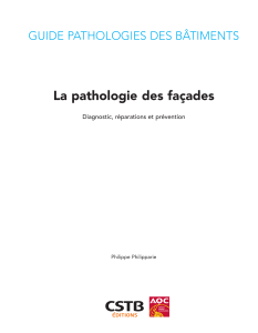 Pathologie Facades  2e Ed