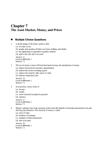 chapter 7 Q&A Macroeconomics