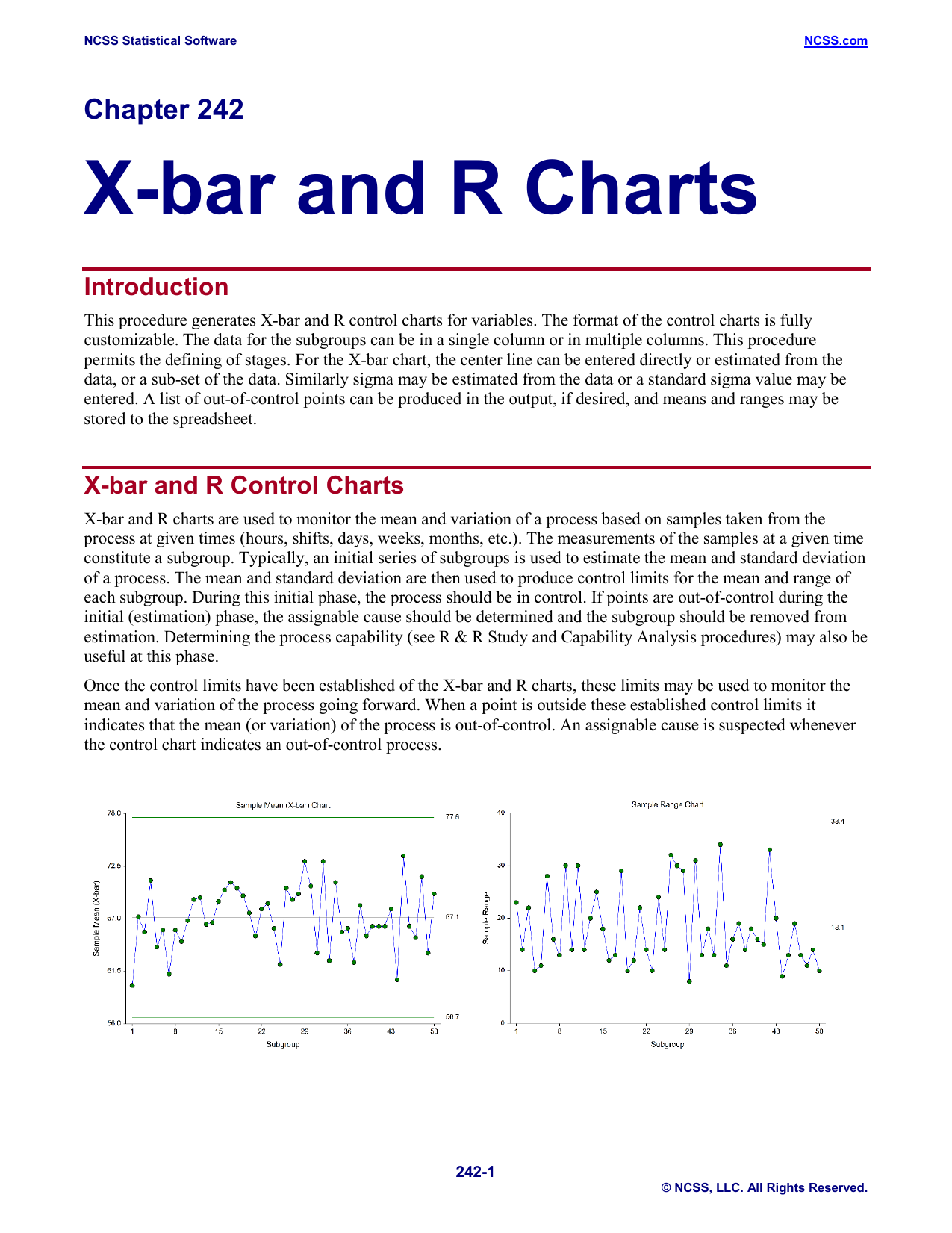 X Bar And R Chart