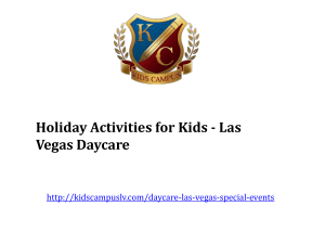 Las Vegas Daycare - Best Activities for Kids