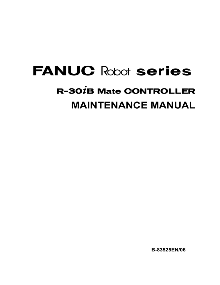 R 30ib Mate Controller Maintenance Manual B 525en 06
