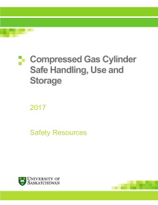 Compressed Gas Cylinder Safe Handling Use and Storage   Praxair