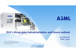 EUV Lithography Industrialization and future outlook Miyazaki