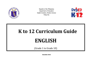 english curriculum guides for grades 1to10 as of february 6 2014