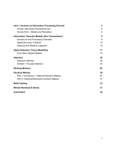 Engineering Psychology Final Exam Study Sheet