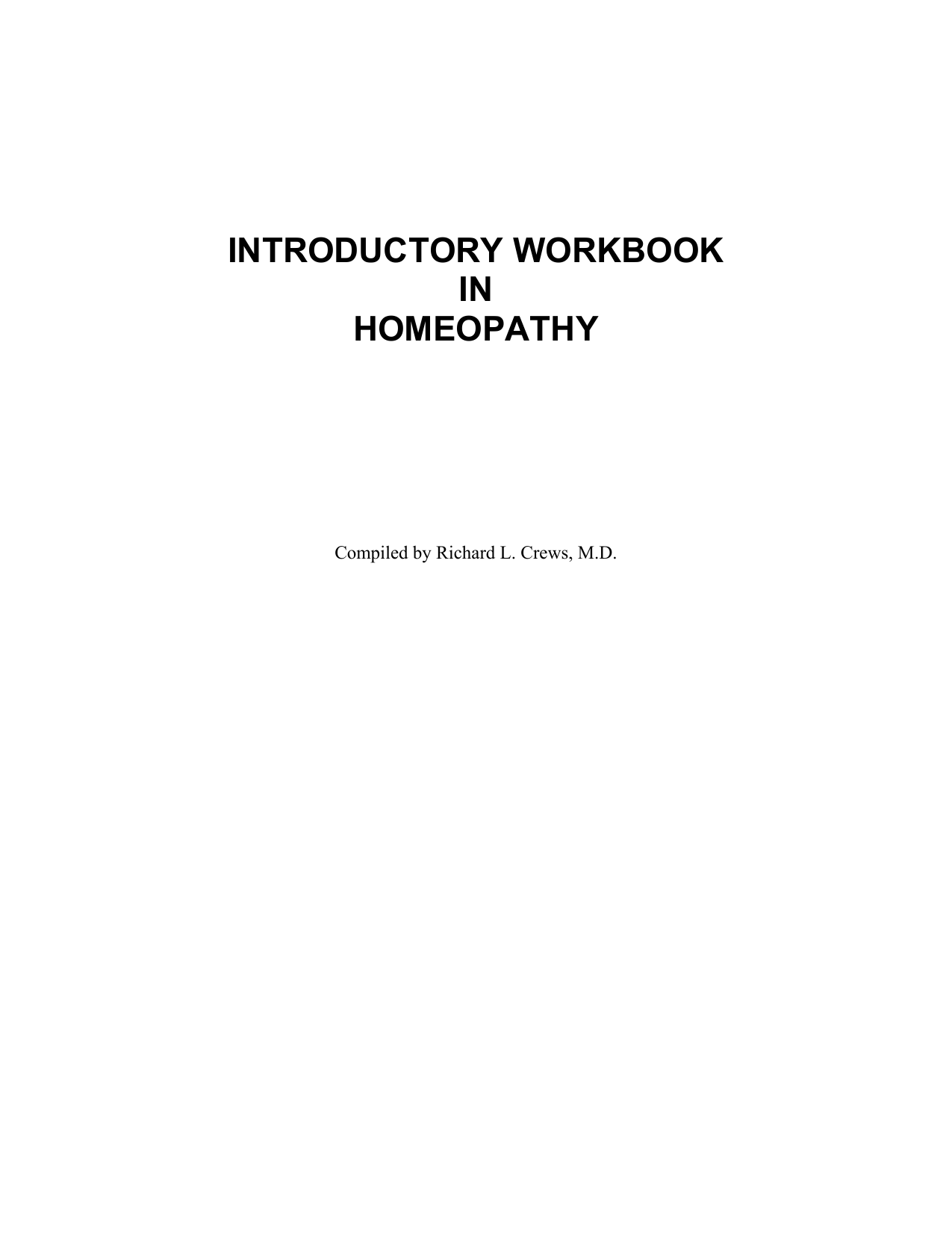 Homeopathy Repertory Chart