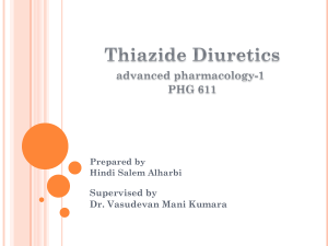 Thiazide Diuretics