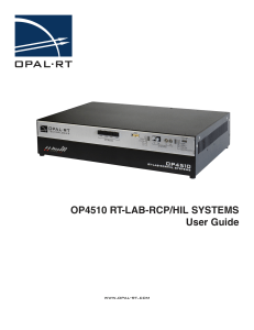 OP4510 User Manual