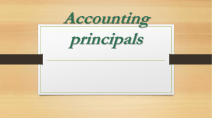 Accounting principals