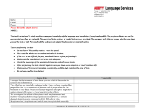 Translation clinical research EN-AR (translator's name)