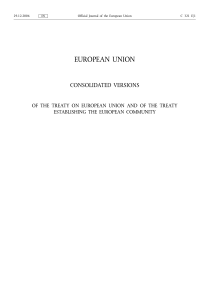 TEU and EC Treaty (Consolidated Version 2006) ce32120061229en00010331
