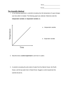 1.2  Scientific Method