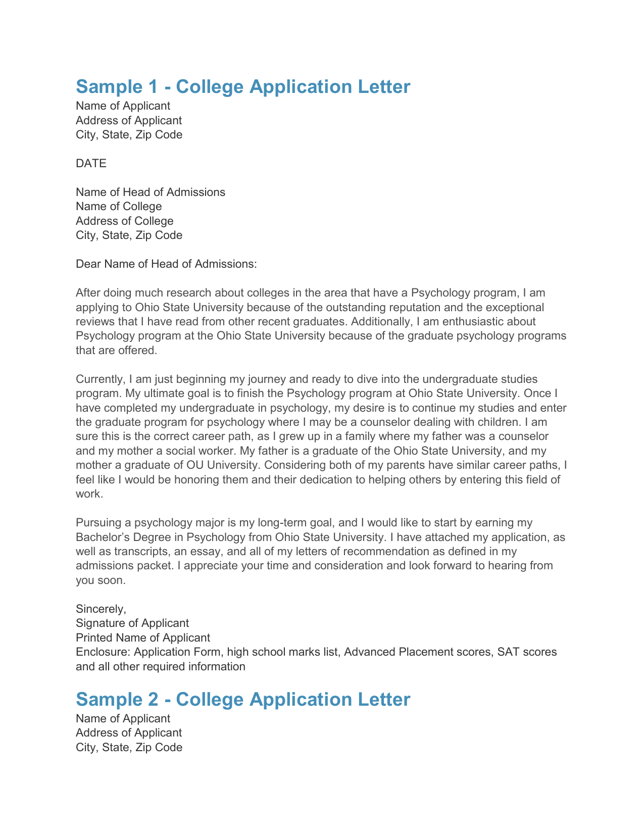 Psychology Graduate Cover Letter - 200+ Cover Letter Samples