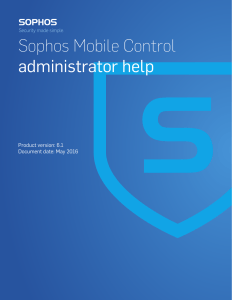 Sophos MDM