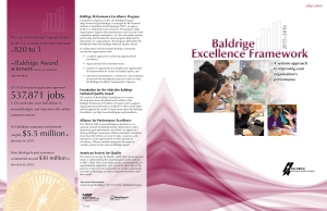 2015-2016 Education baldridge criteria