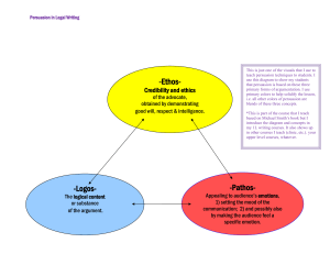 Persuasion Techniques: Ethos, Logos, Pathos in Legal Writing