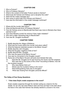 class 7 The Valley of Fear essay questions