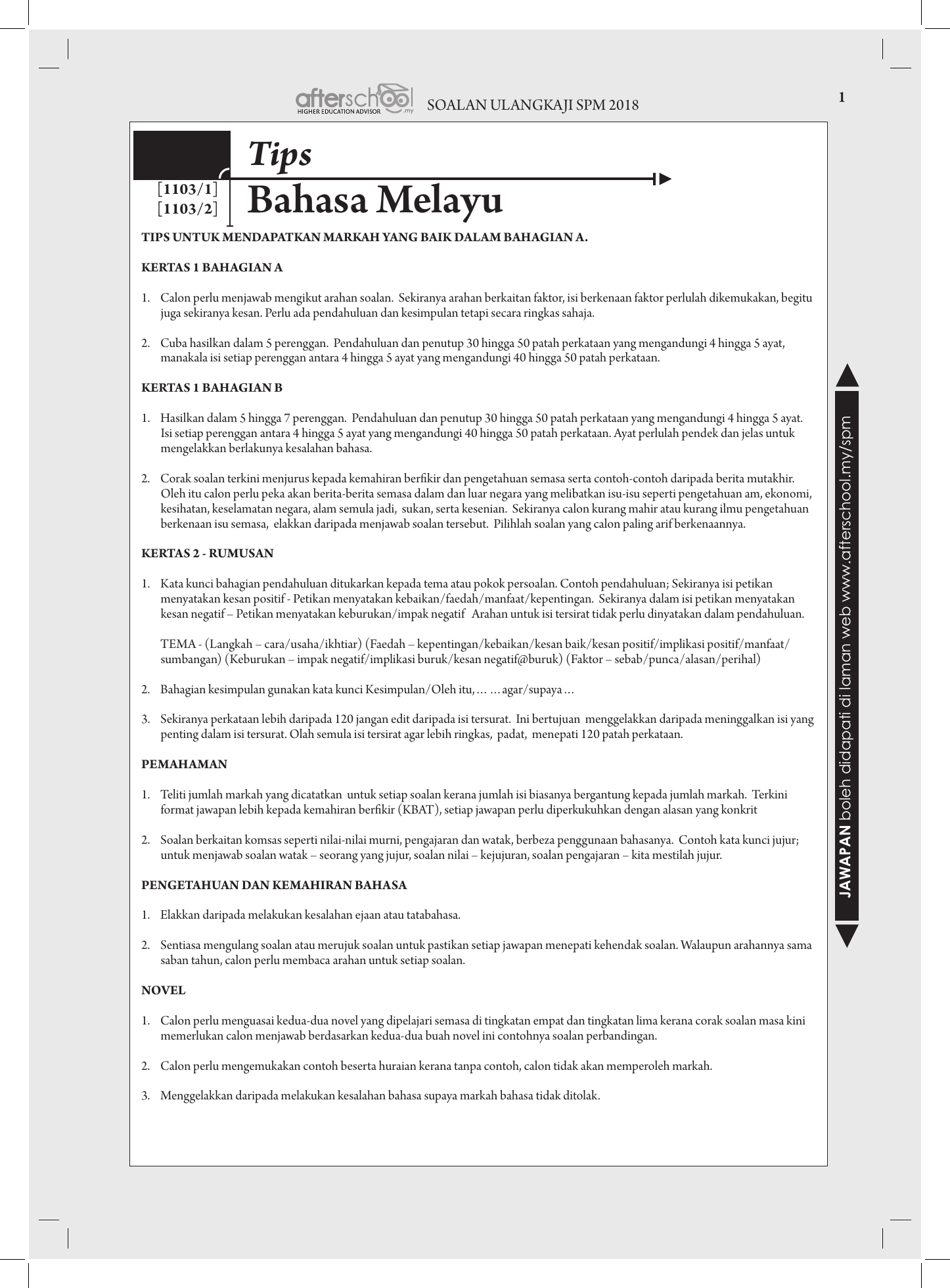 Contoh pendahuluan assignment pengajian malaysia. Koleksi 