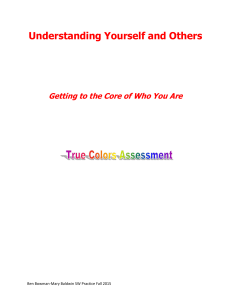 Understanding Yourself and Others-SW Practice