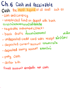 Cash and cash equivalent 2561-09-09 - 8-15