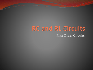 RC and RL Circuits NR