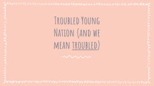 Troubled Young Nation