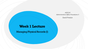 Week 1 Lecture