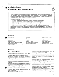 6 Carbohydrates Chemistry And Identification